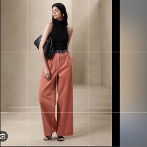 Banana Republic pink corduroy pants